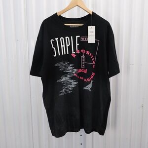 NWT Staple Pigeon World Renown Pigeon Brand Black‎ Graphic T Shirt Mens XL